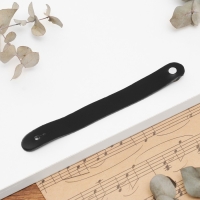 Держатель ремня на гриф Music Life, 20 х 1,5 см, черный Держатель ремня на гриф Music Life, 20 х 1,5 см, черный