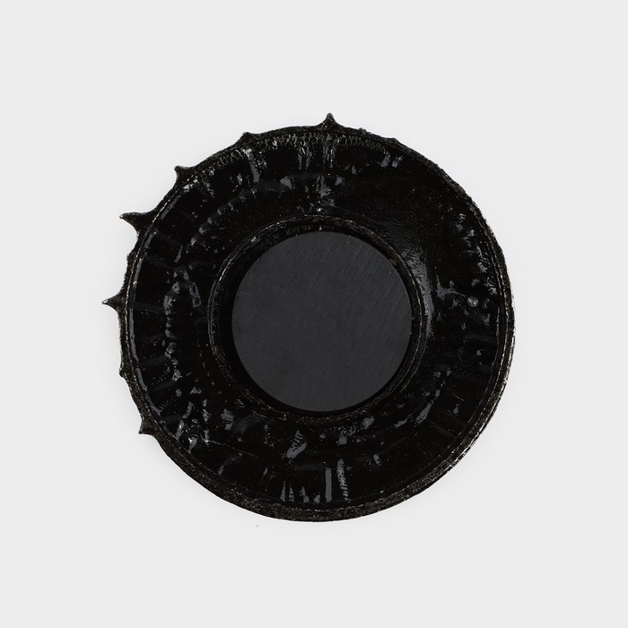 Магнит новогодний &laquo;Чудесного Нового года&raquo; на Новый год на Новый год, диам. 4 см, серебро