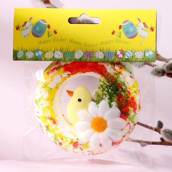 Декоратинвая пасхальная подвеска &laquo;Цыплёнок&raquo; 2 &times; 9 &times; 9 см