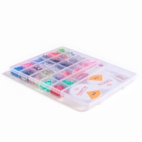 Набор для создания украшений &laquo;Азбука&raquo;, набор 26 видов бусин, 2 лески, пинцет, фурнитура