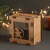 Новогодняя копилка "Дедушка Мороз" 12х12х9 см Новогодняя копилка "Дедушка Мороз" 12х12х9 см