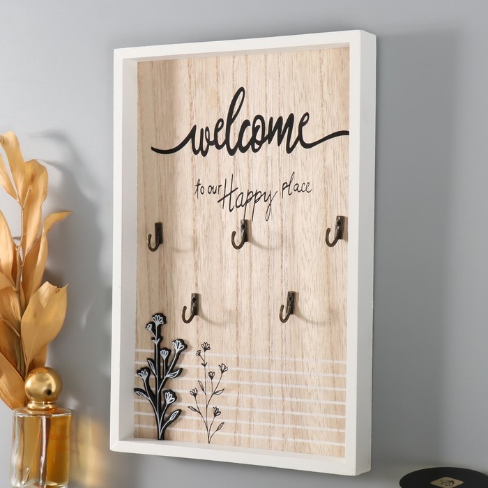 Крючки декоративные дерево Крючки декоративные дерево "Цветение" 20х30 см