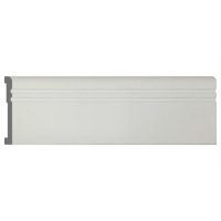 Плинтус пластиковый ударопрочный белый 80х12х2000мм Плинтус пластиковый ударопрочный белый 80х12х2000мм