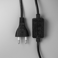 Светодиодная фигура &laquo;Снежинка&raquo;, 69 см, дюралайт, 144 LED, 220 В, мерцание, свечение белый/синий