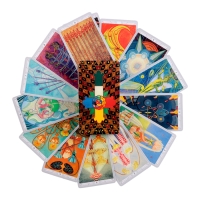 Карты Таро "Тота Алистера Кроули", 78 л, карта 6.6 х 12 см Карты Таро "Тота Алистера Кроули", 78 л, карта 6.6 х 12 см