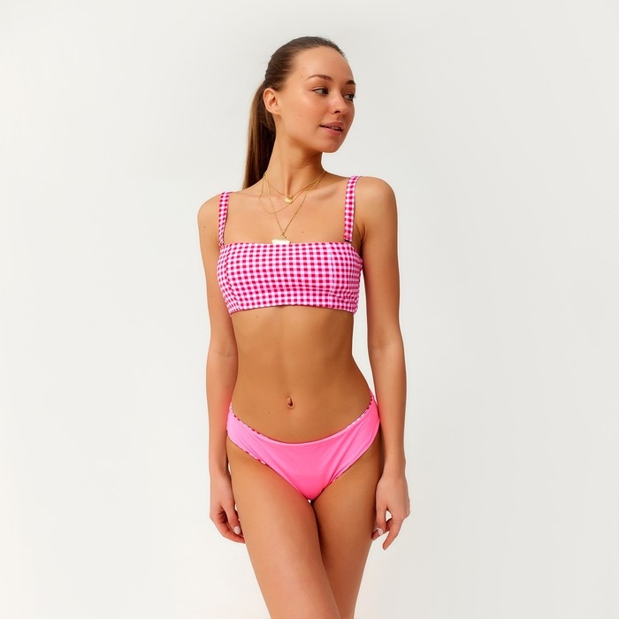 Купальник женский раздельный MINAKU цвет розовый, размер 48