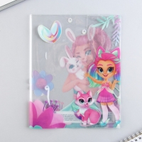 Обложка для тетрадей и школьного дневника «Девочка», 34,7 х 21,1 см Обложка для тетрадей и школьного дневника «Девочка», 34,7 х 21,1 см