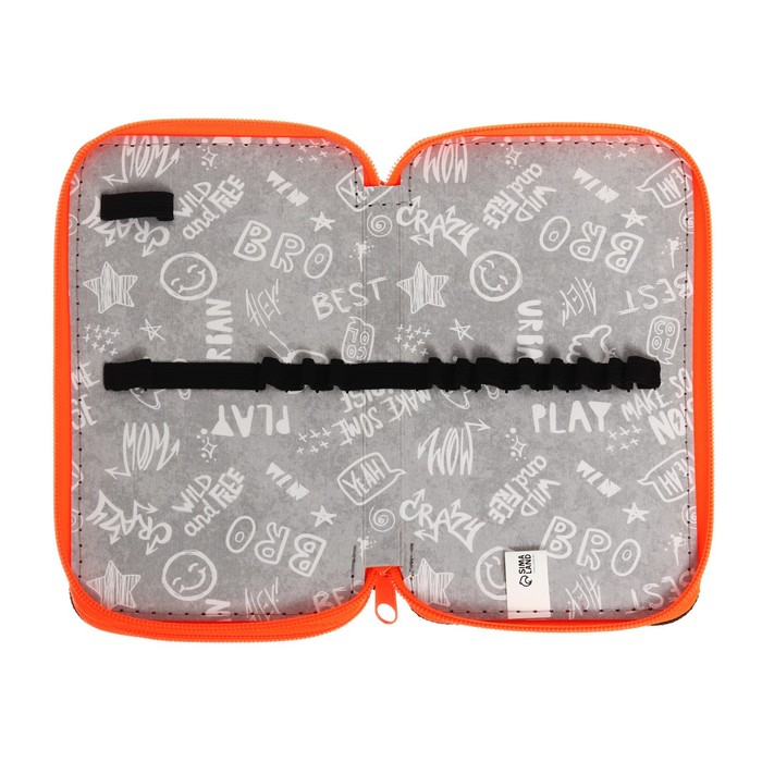 Пенал 2 секции 110*190 ткань ПКТ 11-42 Пенал 2 секции 110*190 ткань ПКТ 11-42 "Чёрный-ярко-оранжевый" 56329