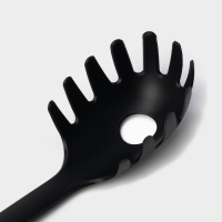 Ложка для спагетти Доляна &laquo;Орихалк&raquo;, 30 см, цвет чёрный