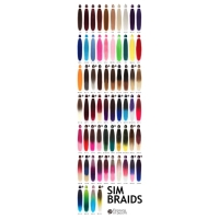 SIM-BRAIDS Канекалон двухцветный, гофрированный, 65 см, 90 гр, цвет молочный/русый(#FR-13) SIM-BRAIDS Канекалон двухцветный, гофрированный, 65 см, 90 гр, цвет молочный/русый(#FR-13)