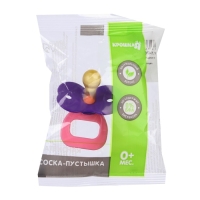Соска - пустышка латексная классическая &laquo;Карамелька&raquo;, от 0 мес., цвет МИКС