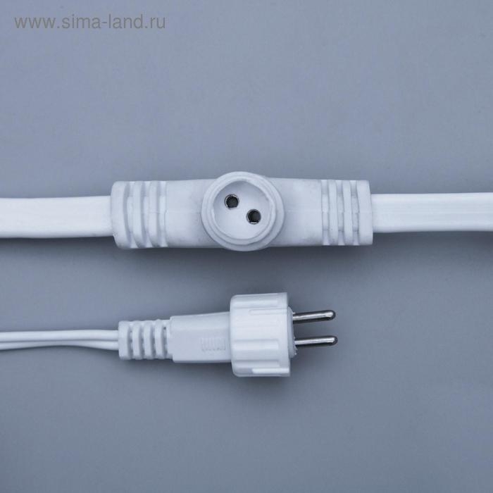Гирлянда &laquo;Занавес&raquo; 2 &times; 6 м, IP44, УМС, белая нить, 1440 LED, свечение тёплое белое, 220 В