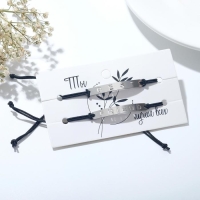 Браслеты &laquo;Неразлучники&raquo; best friend, пряжки, цвет чёрный, 7 см