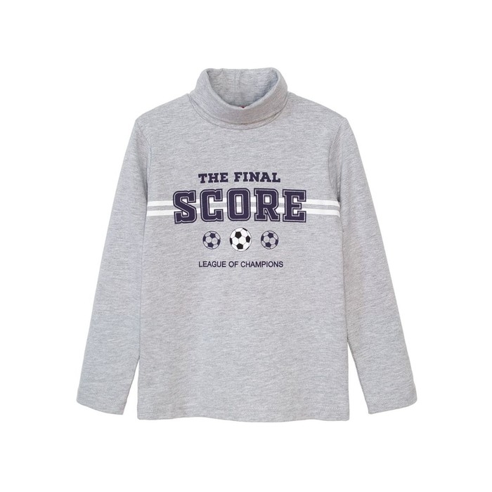 Водолазка для мальчика, рост 104 см, цвет серый меланж Водолазка для мальчика, рост 104 см, цвет серый меланж