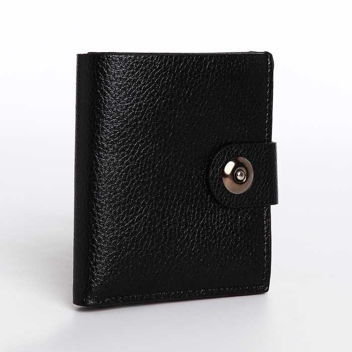 Портмоне мужское на магните, цвет чёрный Портмоне мужское на магните, цвет чёрный