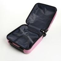 Чемодан детский 32 л (S) HappyAnt, отдел на молнии, цвет розовый Чемодан детский 32 л (S) HappyAnt, отдел на молнии, цвет розовый