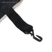 Накидка на переднее сиденье, натуральная шерсть, короткий ворс, белый Накидка на переднее сиденье, натуральная шерсть, короткий ворс, белый