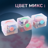 Швейный набор, 31 предмет, в пластиковом контейнере, 7 &times; 8,5 см, цвет МИКС