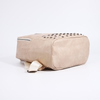 Рюкзак женский из искусственной кожи на молнии, 1 карман, цвет бежевый Рюкзак женский из искусственной кожи на молнии, 1 карман, цвет бежевый