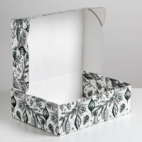 Коробка подарочная новогодняя складная &laquo;Тепла и уюта&raquo;, 30,7 х 22 х 9,5 см, Новый год