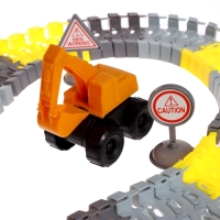 Автотрек &laquo;Стройка&raquo;, гибкий, 115 деталей