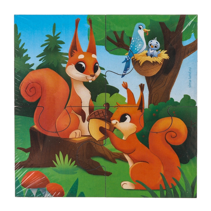 Пазлы «Лесные звери» Пазлы «Лесные звери»