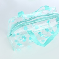 Косметичка на молнии, цвет зелёный