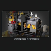 Конструктор радиоуправляемый &laquo;Строительный бульдозер&raquo;, 2826 деталей, масштаб 1:17