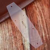 Набор лекал для подпряжника, 40 мм &times; 14 см, 3 шт, цвет прозрачный