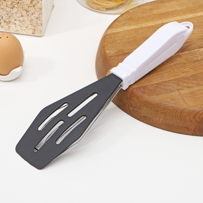 Лопатка двойная Доляна &laquo;Помощник&raquo;, 30 см, с держателем