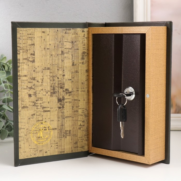 Сейф-книга дерево кожзам Сейф-книга дерево кожзам "Филин. Мудрость" 21х13х5 см