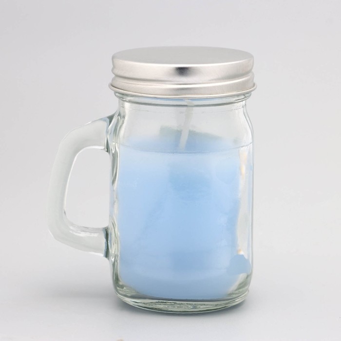 Свеча ароматическая в банке "Морской воздух", 7,2 х 8,5 см, 190 г