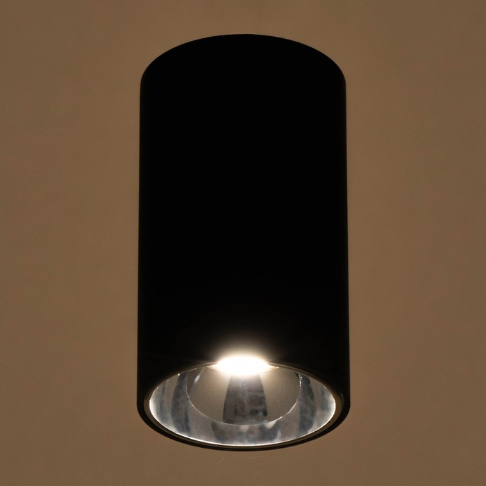 Светильник 671516/1 LED 12Вт черный-серебро 7,5х7,5х15 см BayerLux