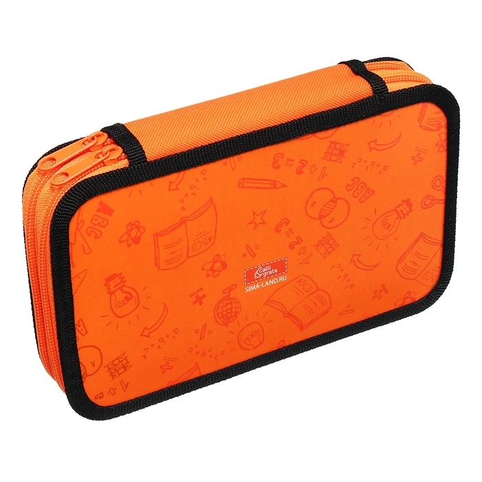 Пенал 2 секции, 125 х 205 х 40 мм, Calligrata 30П26/2 Пенал 2 секции, 125 х 205 х 40 мм, Calligrata 30П26/2 "Панда", ламинированный картон