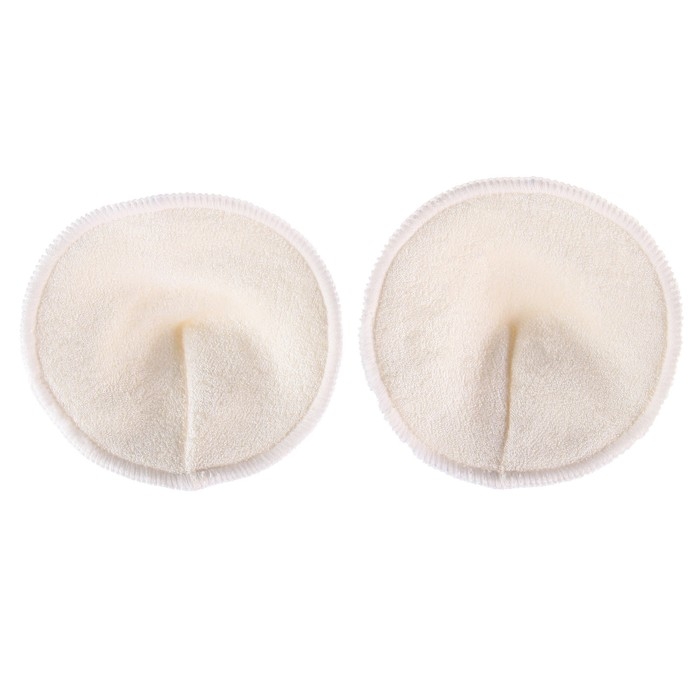 Вкладыши для груди, многоразовые, набор 2 шт., цвет белый, M&B