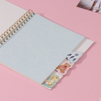 Фотоальбом на спирали 20 листов "Посмотрите на меня!" объёмный элемент + 4 вкладки 24х24 см   104995