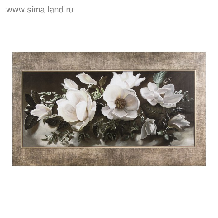 Картина на холсте Картина на холсте "Цветочная композиция" 60*100 см