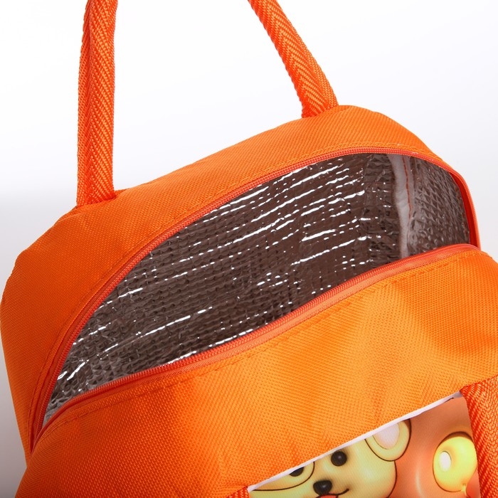 Термосумка на молнии, 5.6 л, цвет оранжевый Термосумка на молнии, 5.6 л, цвет оранжевый