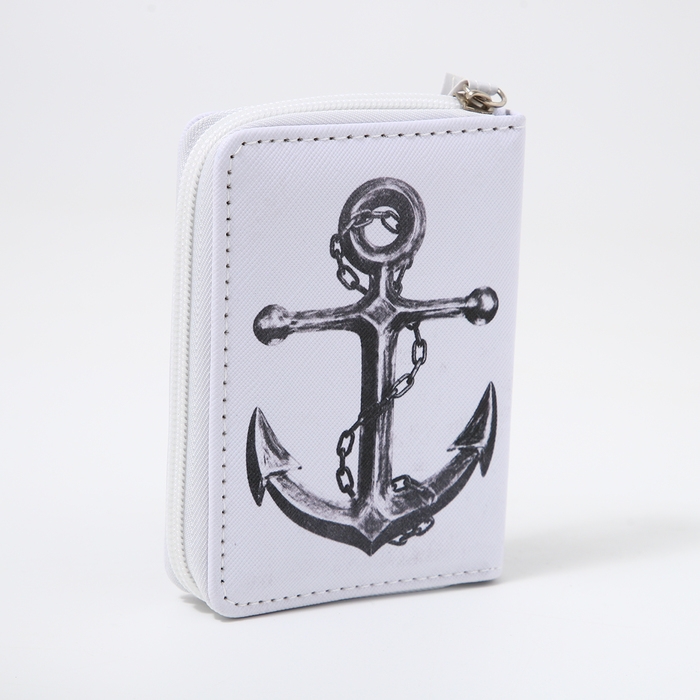 Кошелёк детский на молнии &laquo;Выбражулька&raquo;, цвет белый