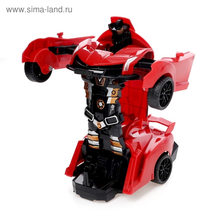 Робот инерционный &laquo;Автобот&raquo;, трансформируется при столкновении, цвета МИКС