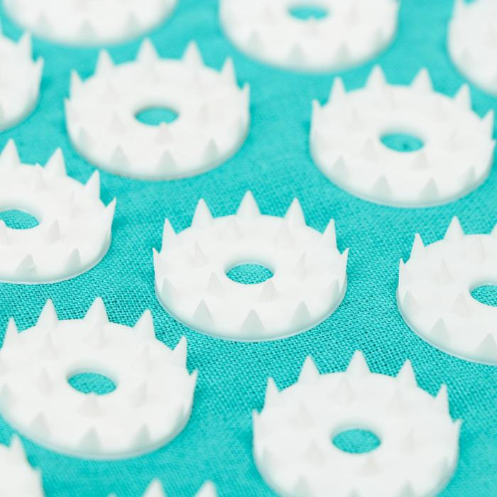 Аппликатор игольчатый &laquo;Большой коврик&raquo;, 242 колючки, изумрудный, 41 х 60 см.