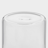 Банка стеклянная для сыпучих продуктов с бамбуковой крышкой &laquo;Эко&raquo;, 550 мл, 10&times;10,5 см