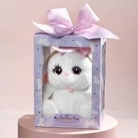 Мягкая игрушка &laquo;Зайка Ла-Пу-Ля&raquo;, в платье, с повязкой бант