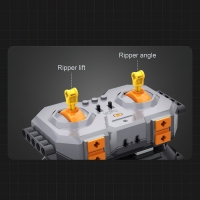 Конструктор радиоуправляемый &laquo;Строительный бульдозер&raquo;, 2826 деталей, масштаб 1:17