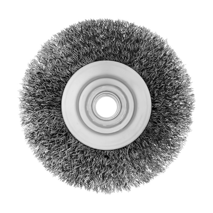 Щетка металлическая для УШМ ТУНДРА, "тарелка", М14, 100 мм