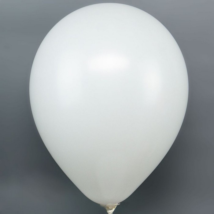 Шар латексный 12", пастель, набор 50 шт., белый, синий, красный МИКС