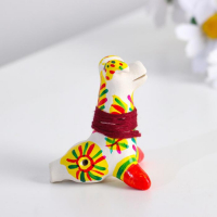 Филимоновская игрушка - свисток «Собака» Филимоновская игрушка - свисток «Собака»