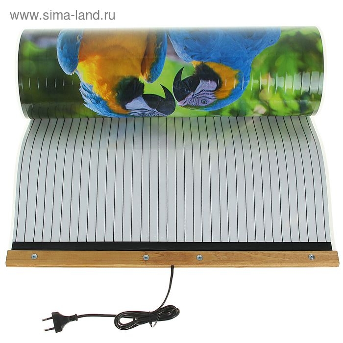 Обогреватель "Домашний очаг" Попугаи, инфракрасный, 500 Вт, 15 м&sup2;