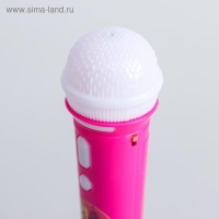 Микрофон музыкальный «Принцессы», звук, свет Микрофон музыкальный «Принцессы», звук, свет