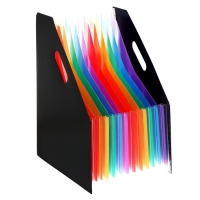 Лоток вертикальный для бумаг А4, пластик, 13 отделений, чёрный Лоток вертикальный для бумаг А4, пластик, 13 отделений, чёрный